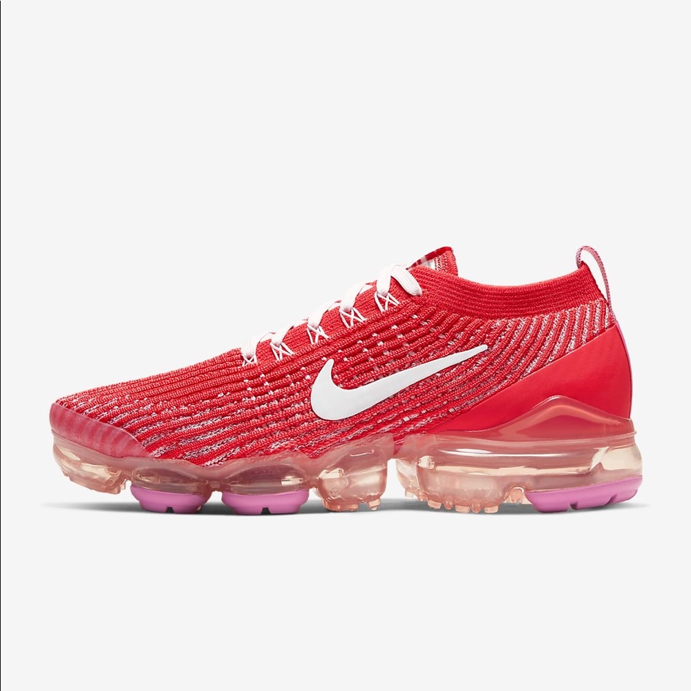 Nike Air Vapormax Flyknit 3 Red Pink women’s